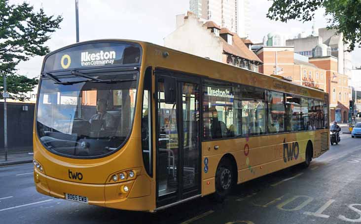 Trent Barton Volvo B8RLE Wright 779 twos